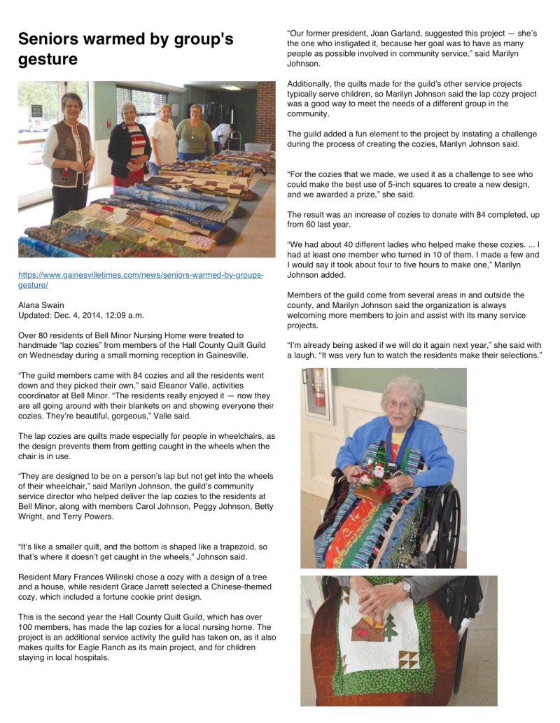 Gainesville Times Dec 2014